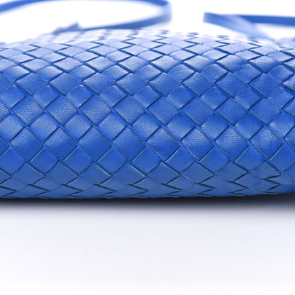 Bottega Veneta Nappa Intrecciato Nodini Crossbody Messenger Signal Blue 8 of 15