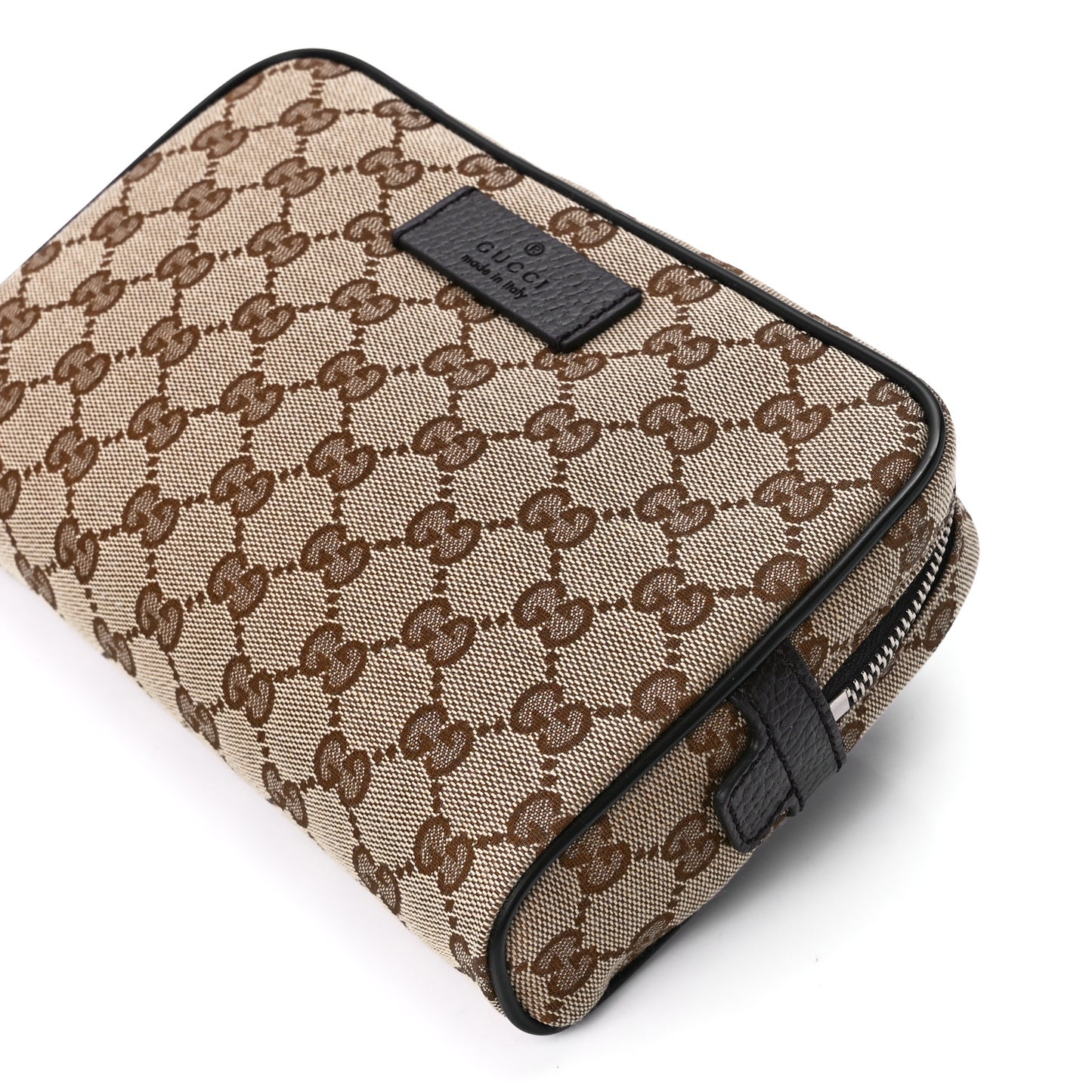 Monogram Dollar Calfskin Belt Bag Beige Ebony Testa di Moro Marrone Scuro