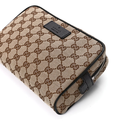 Gucci Monogram Dollar Calfskin Belt Bag Beige Ebony Testa di Moro Marrone Scuro 13 of 13