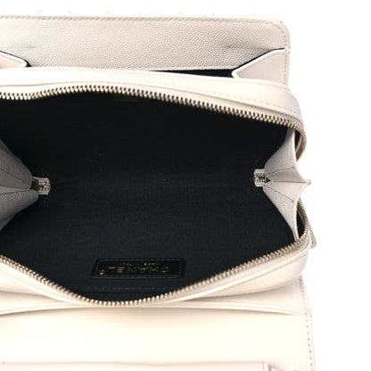 Chanel Caviar Quilted Like A Wallet Flap White 5 of 11