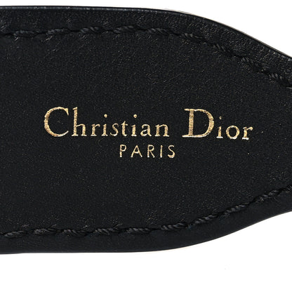 Christian Dior Canvas Embroidered Book Belt 85 34 Bleu 5 of 7