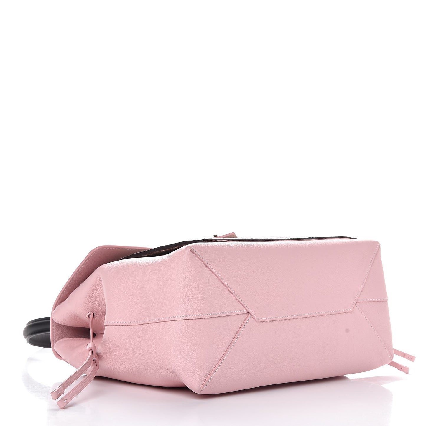 Calfskin Snakeskin Lockme MM Rose Ballerine