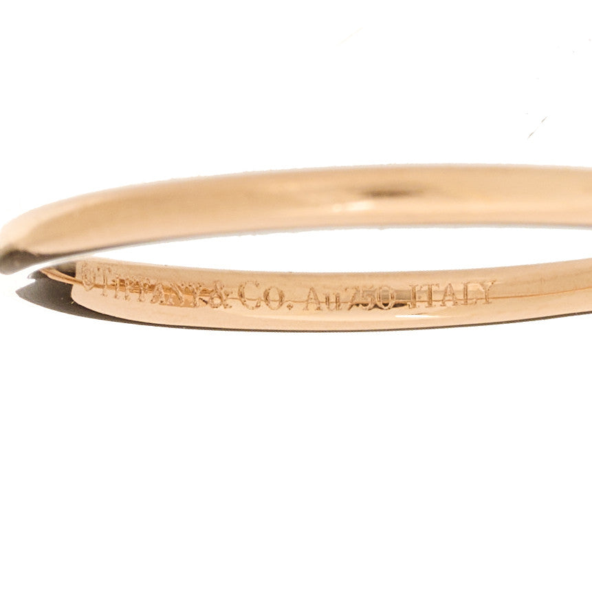Tiffany 18K Rose Gold Diamond Paper Flowers Ring 52 6 5 of 5