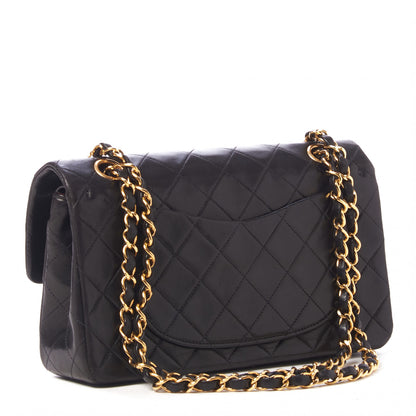 Chanel Lambskin Quilted Small Double Flap Black 3 of 11