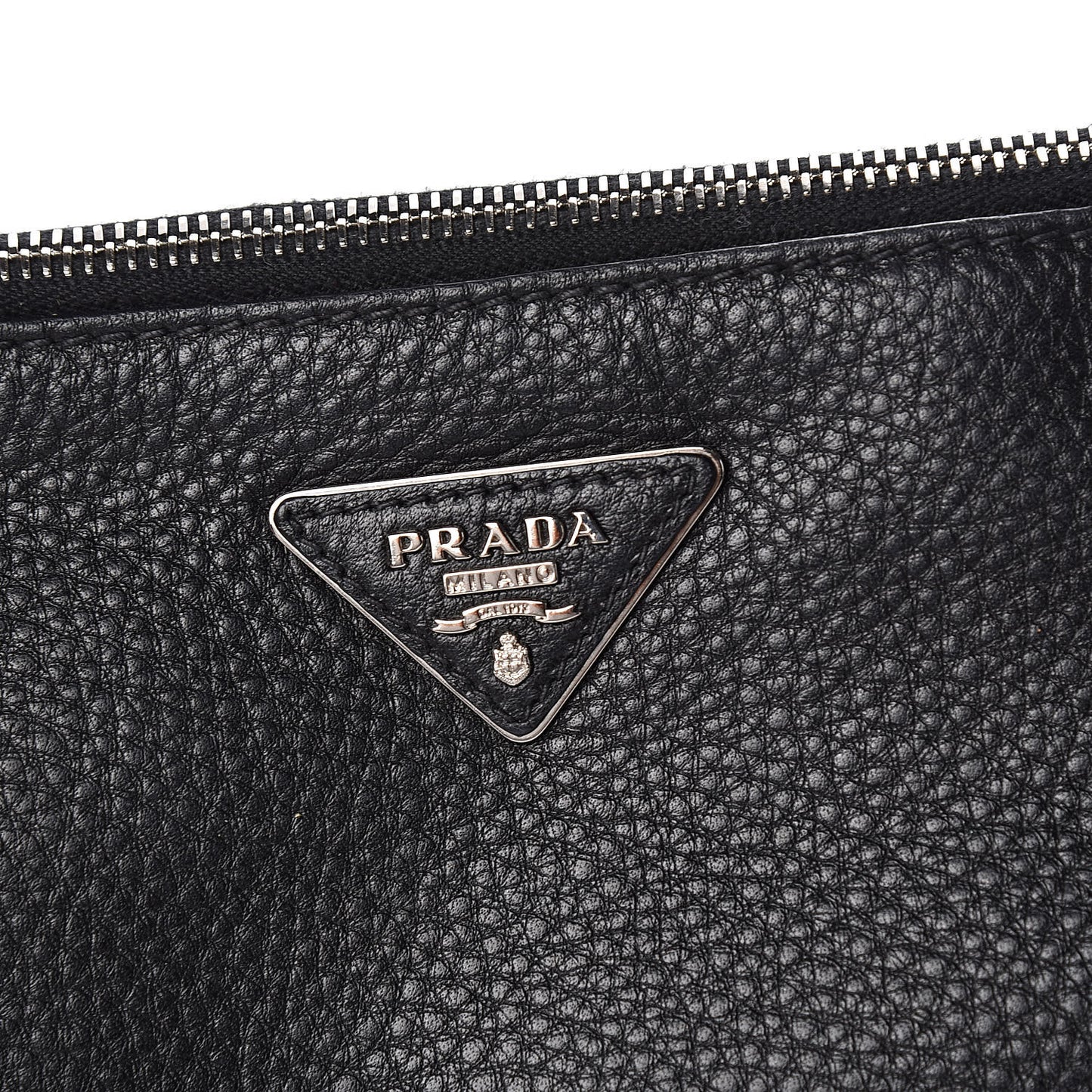 Vitello Daino Crossbody Bag Black