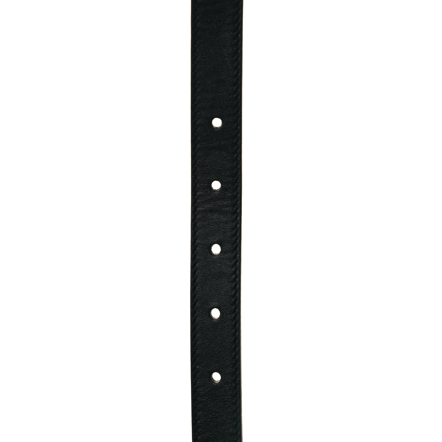 Gucci Calfskin Pearl Double G 20mm Belt 70 28 Black Cream 4 of 4