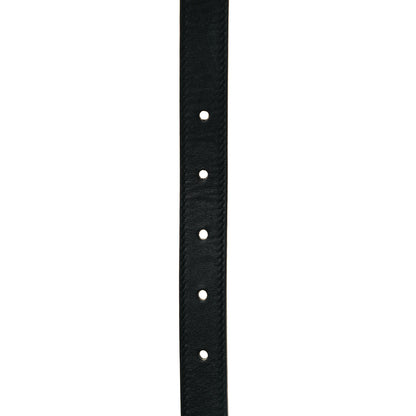Gucci Calfskin Pearl Double G 20mm Belt 70 28 Black Cream 4 of 4