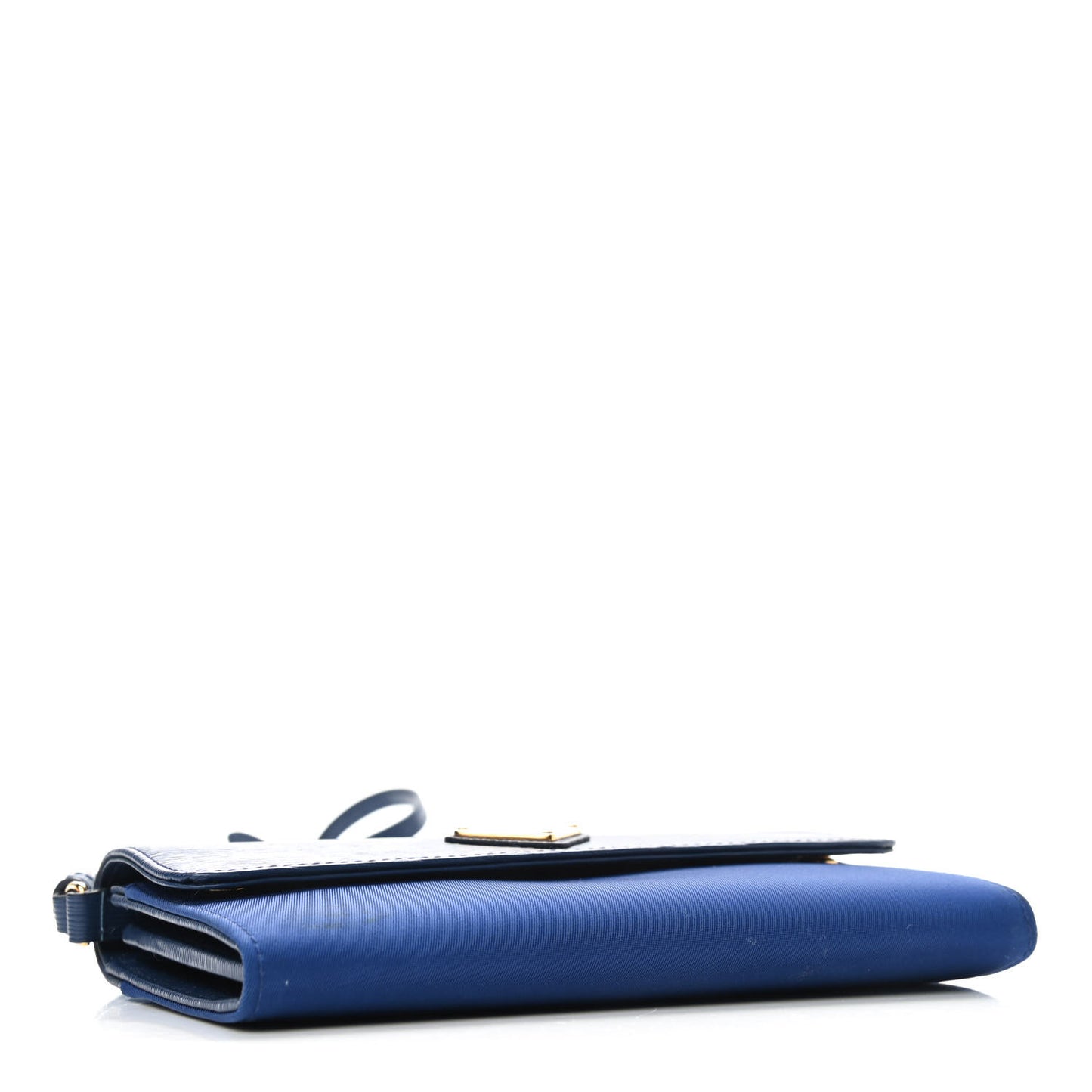 Saffiano Canapa Chain Wallet Cobalto