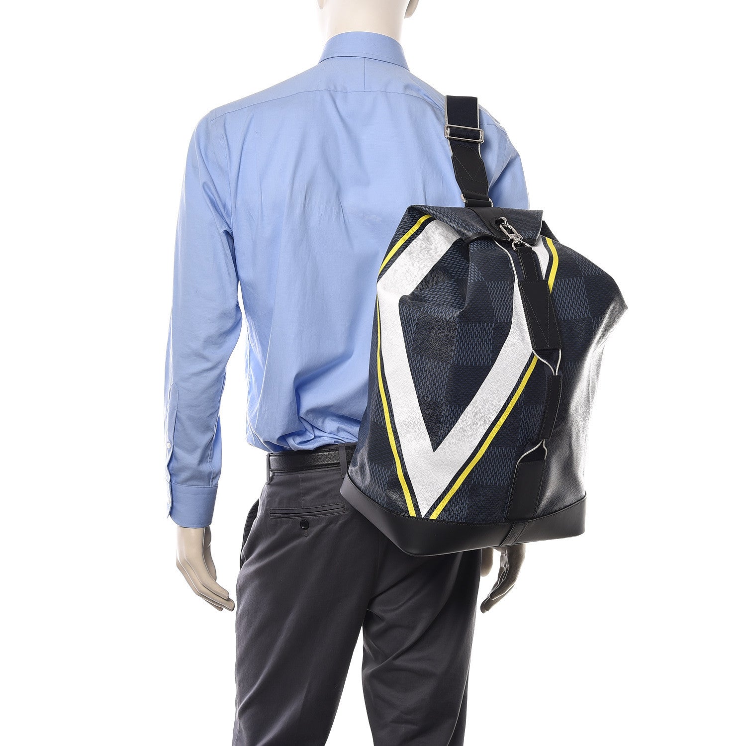 Louis Vuitton Damier Cobalt Latitude America's Cup Sac Marin 2 of 12