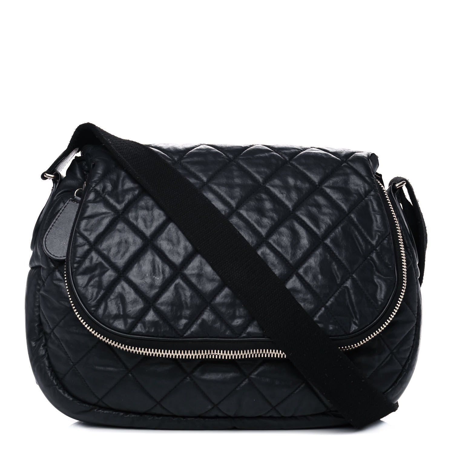 Chanel Nylon Quilted Coco Cocoon Messenger Black 1 of 14