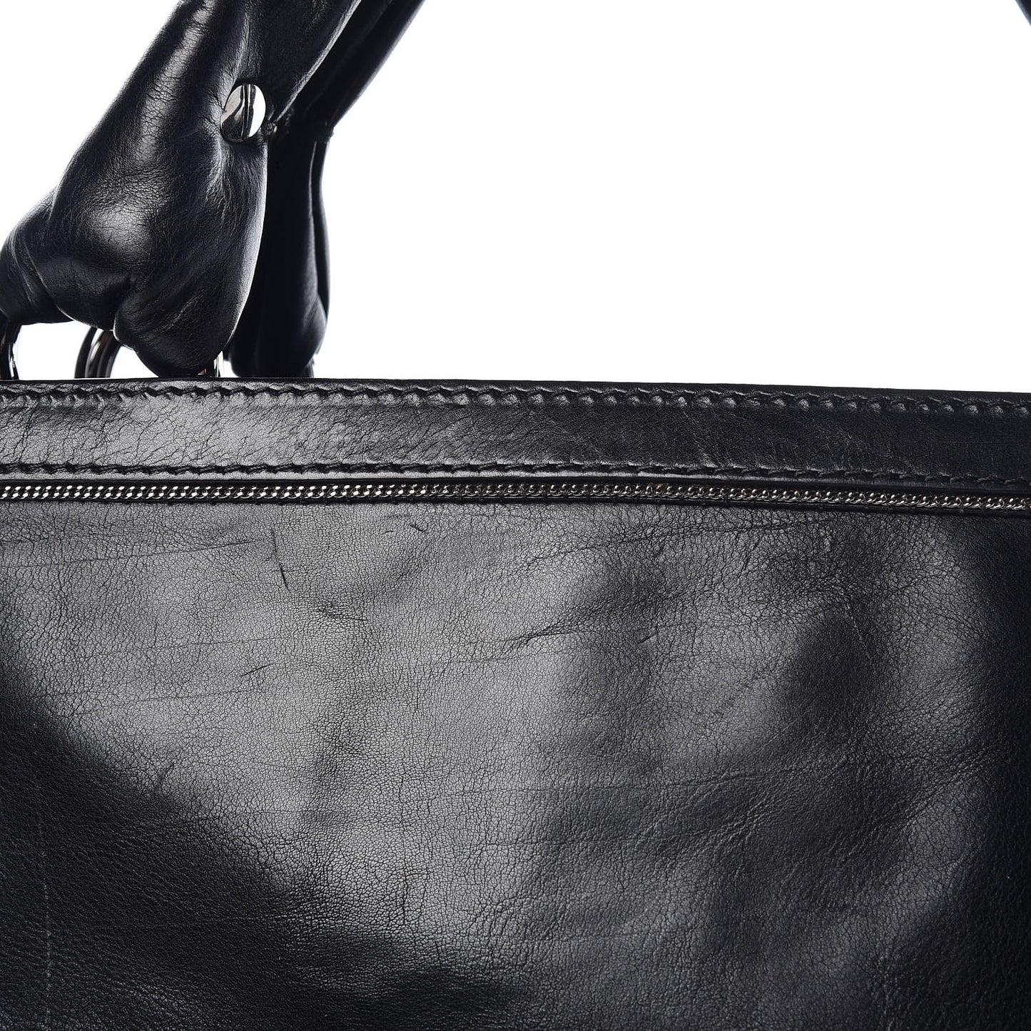 Calfskin Soho CC Shopper Tote Black
