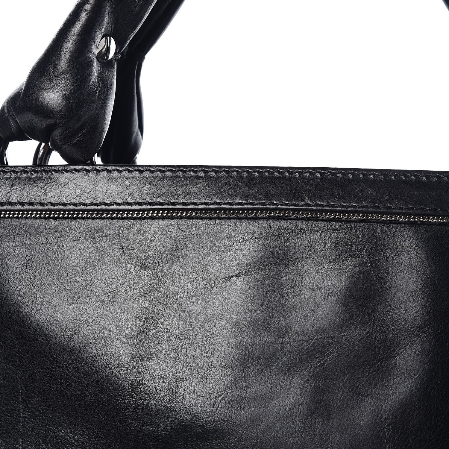 Chanel Calfskin Soho CC Shopper Tote Black 13 of 16