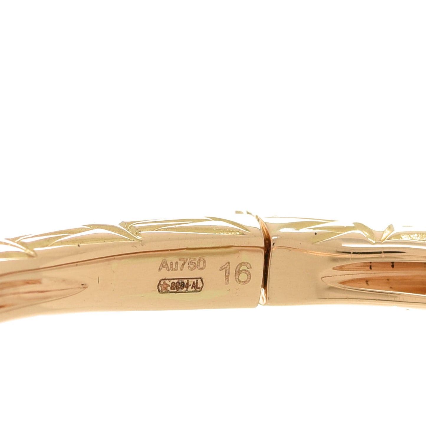 18K Yellow Gold Turquoise Ouroboros Snake Bangle Bracelet