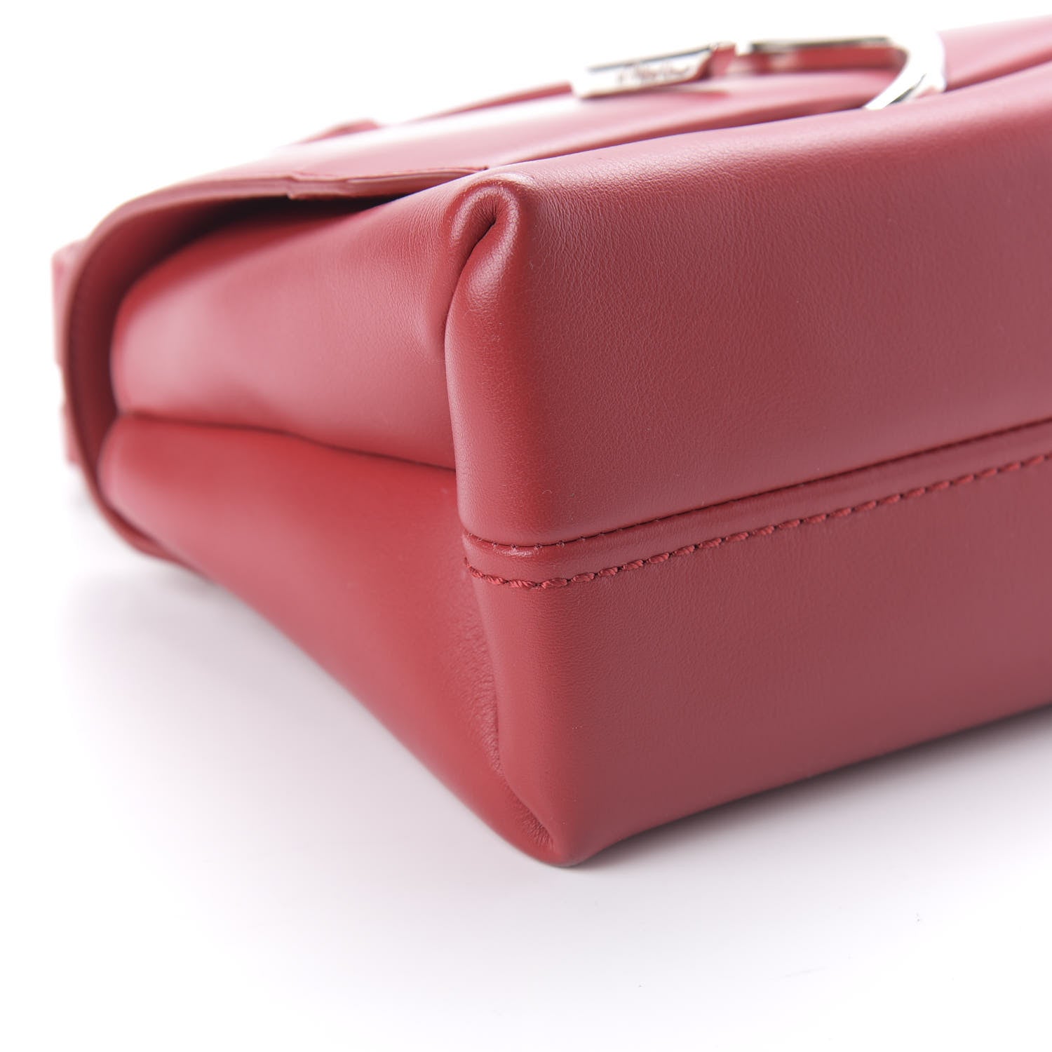 3.1 Phillip Lim 3.1 Smooth Calfskin Mini Alix Top Handle Satchel Red 6 of 9