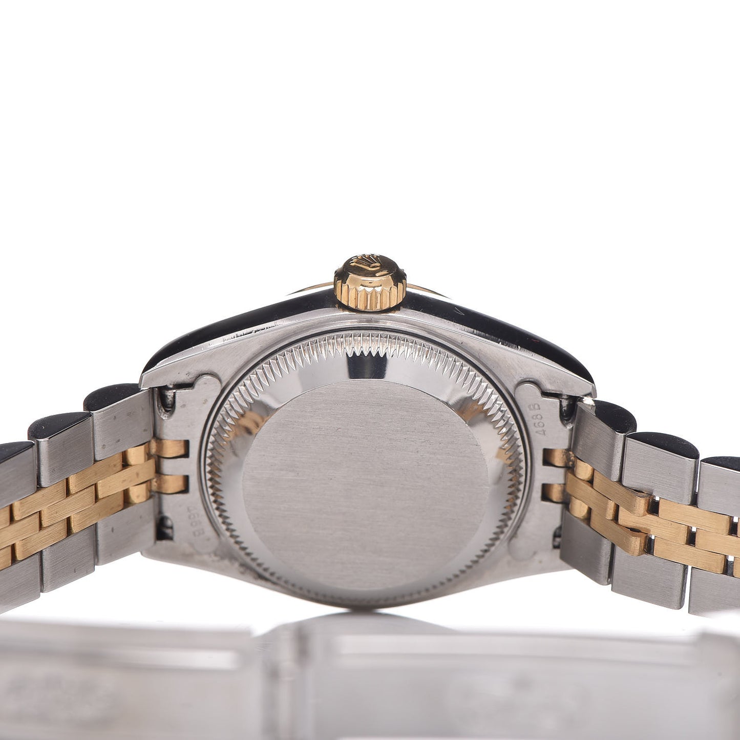 Stainless Steel 18K Yellow Gold Diamond 26mm Oyster Perpetual Datejust Watch Champagne 79173
