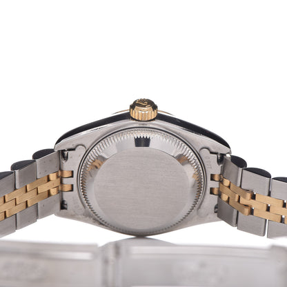 Rolex Stainless Steel 18K Yellow Gold Diamond 26mm Oyster Perpetual Datejust Watch Champagne 79173 11 of 15