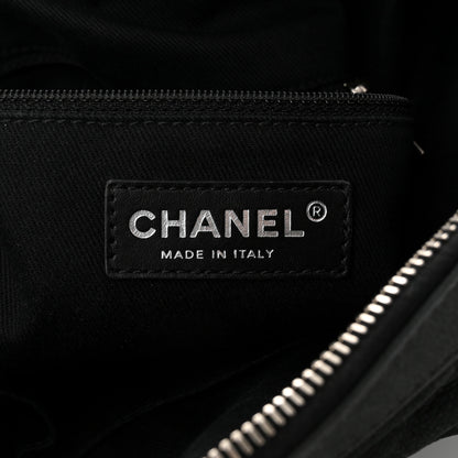 Chanel Iridescent Calfskin Quilted VIP Bowling Bag Black 6 of 10