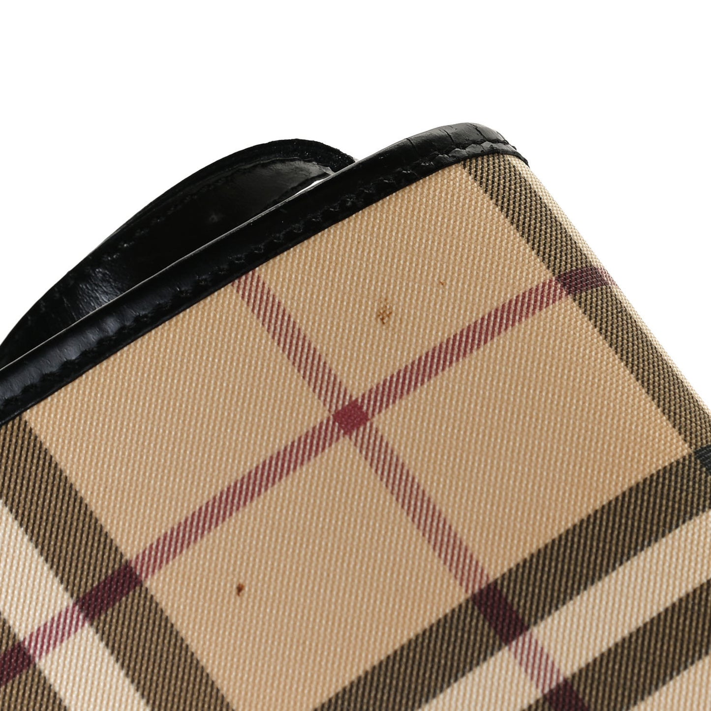 House Check Small Shoulder Bag Black