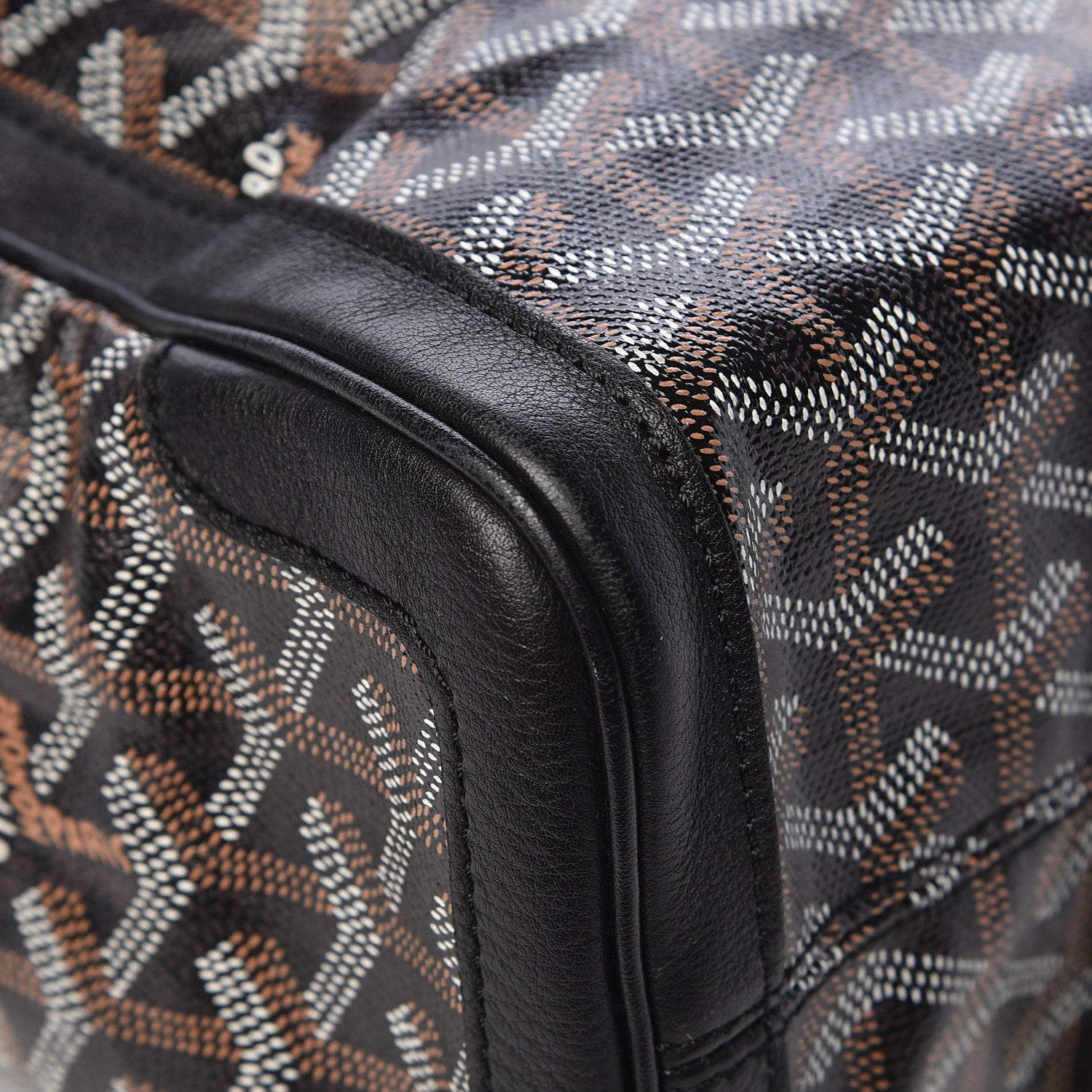 Goyard Goyardine Voltaire Tote Black 11 of 12