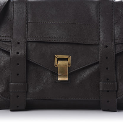 Proenza Schouler Lambskin Medium PS1 Satchel Dark Chocolate 11 of 12