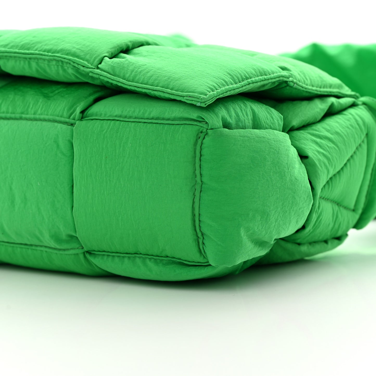 Nylon Intrecciato Padded Tech Cassette Bag Parakeet