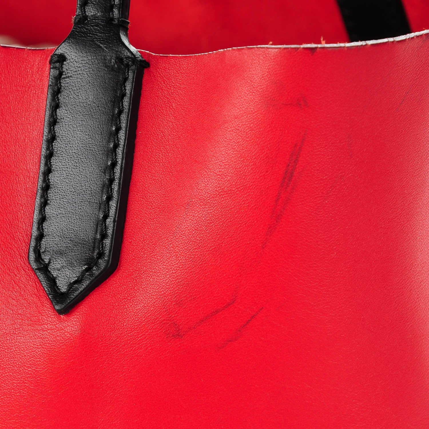 Givenchy Calfskin Large Antigona Tote Red Black 7 of 16