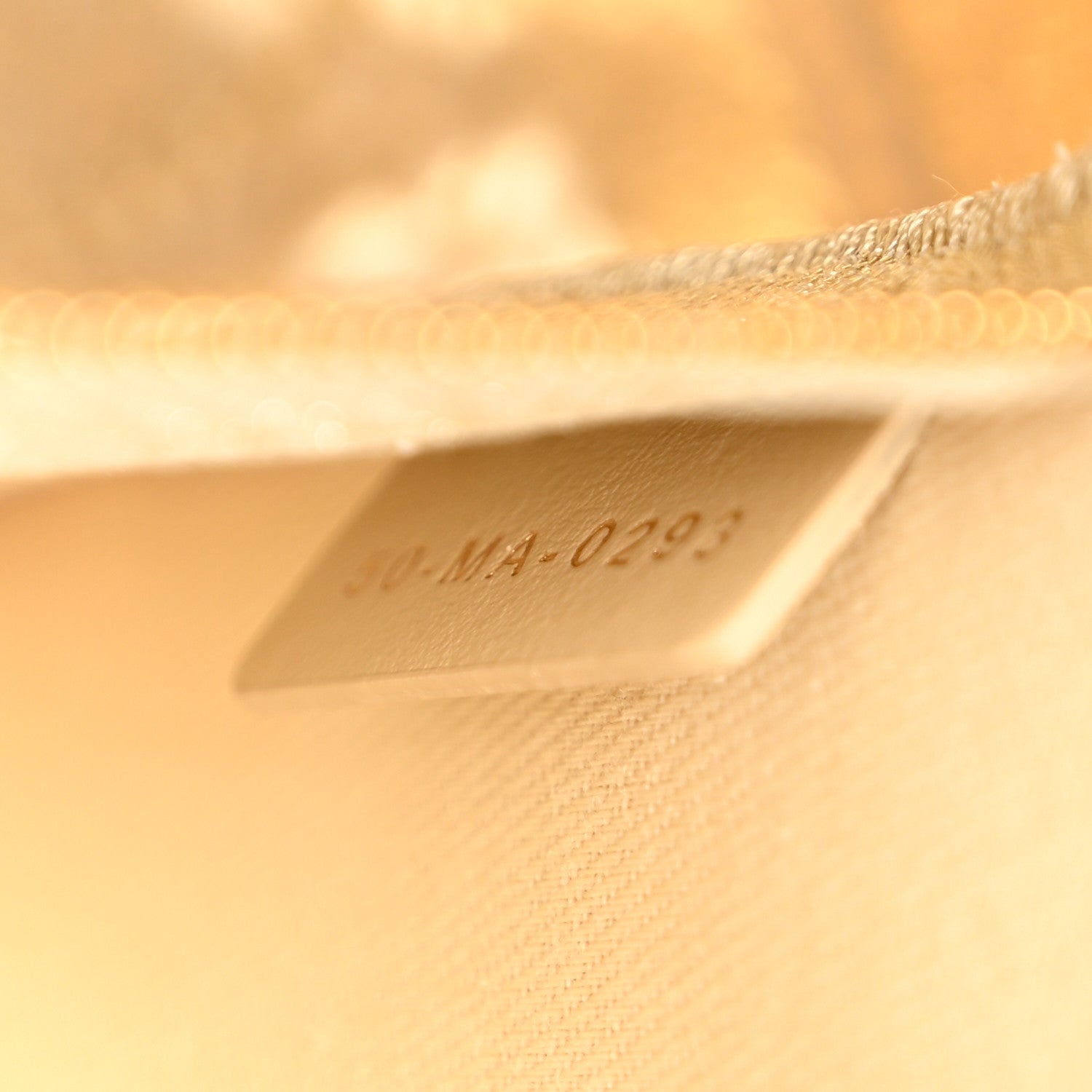 Christian Dior Canvas Embroidered 3D Macrame D-Lace Butterfly Medium Lady D-Lite Gold 7 of 11