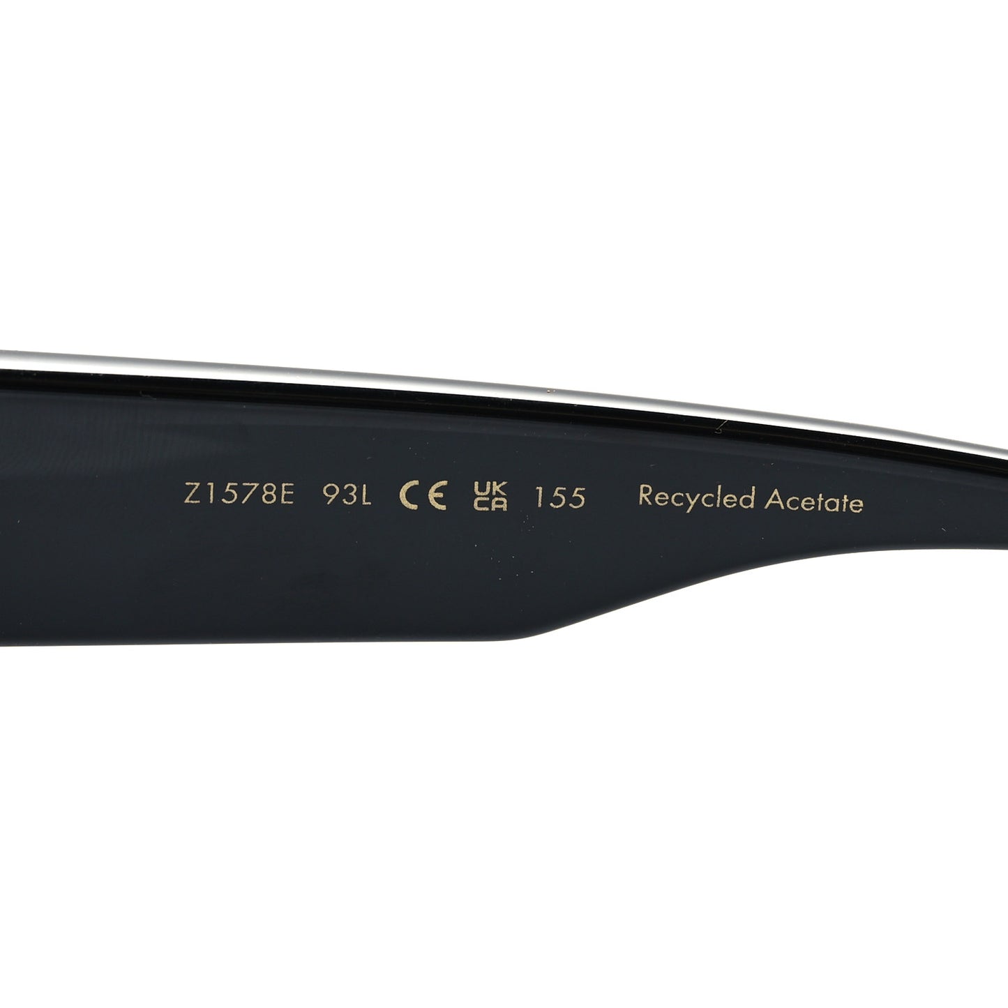 Acetate Cyclone Sunglasses Z1578E Black