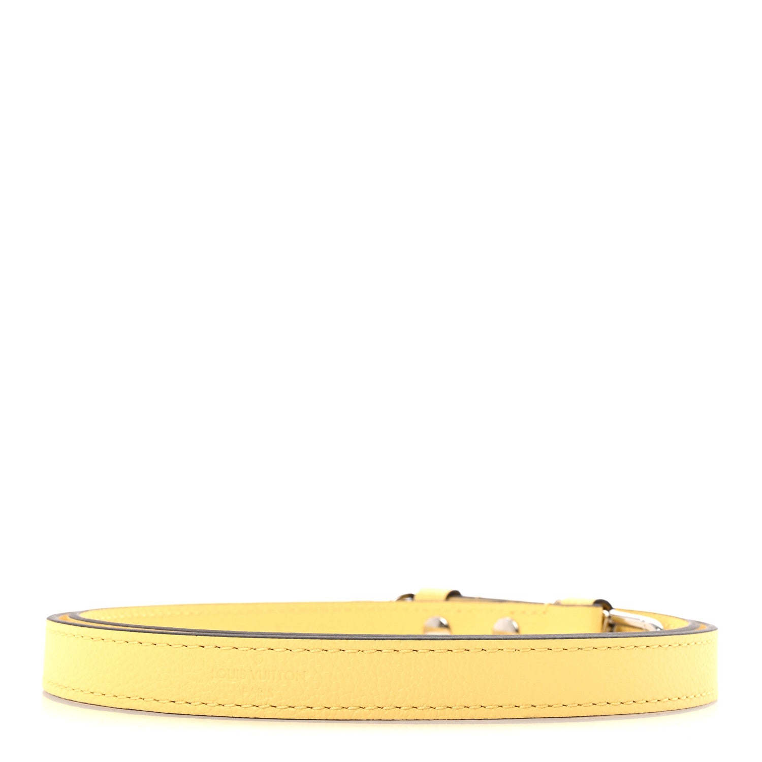 Louis Vuitton Calfskin Buci Shoulder Strap Jaune 2 of 4