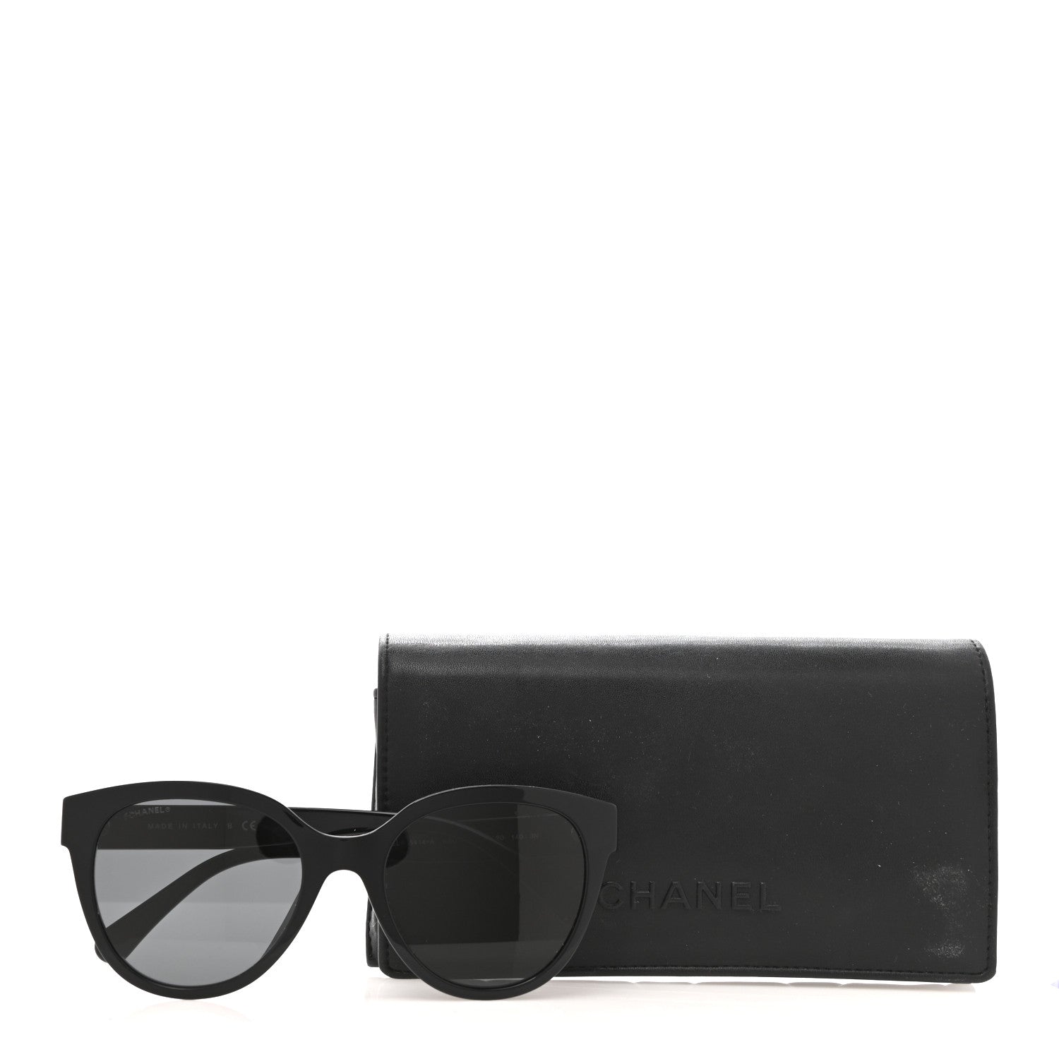 Chanel Acetate CC Butterfly Sunglasses 5414-A Black 8 of 8