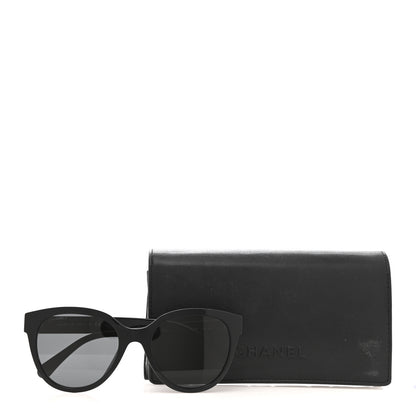 Chanel Acetate CC Butterfly Sunglasses 5414-A Black 8 of 8
