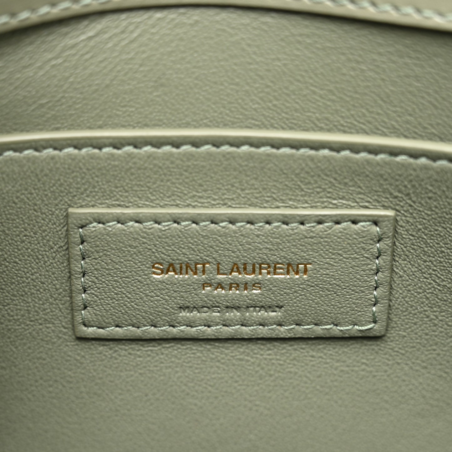 Smooth Calfskin Small Manhattan Shoulder Bag Light Green