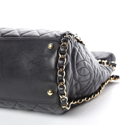 Chanel Calfskin Quilted Large Chain Me Hobo Black 6 of 10