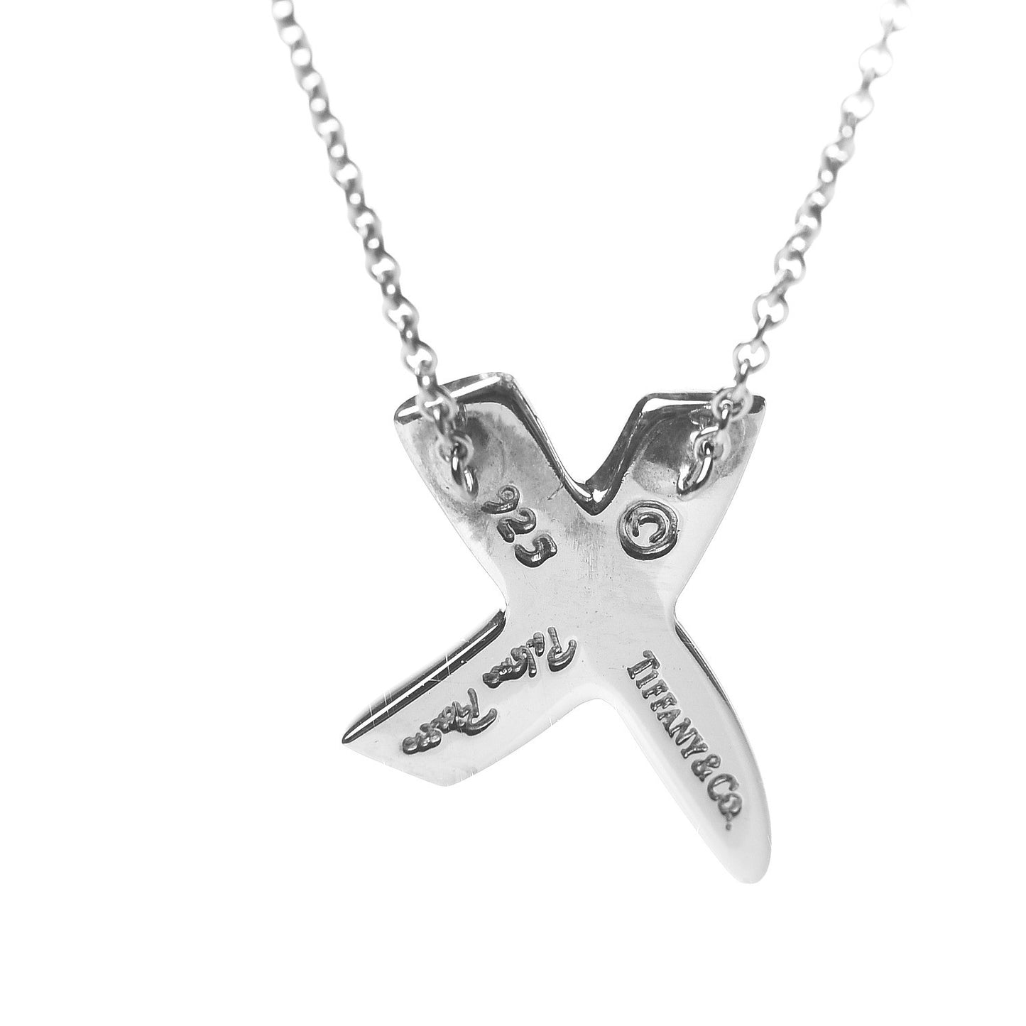 Sterling Silver Paloma Picasso Graffiti X Pendant Necklace