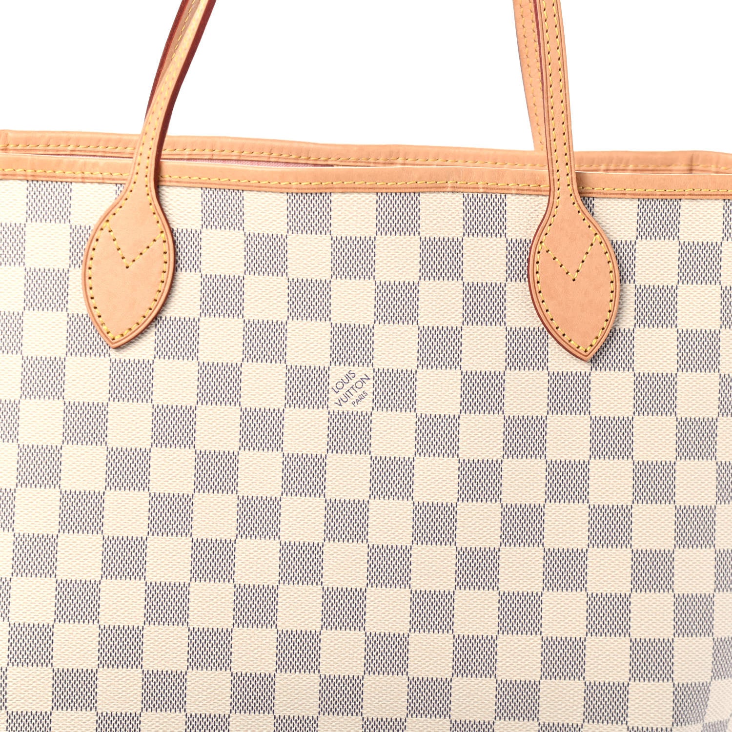 Louis Vuitton Damier Azur Neo Neverfull MM Rose Ballerine 5 of 5