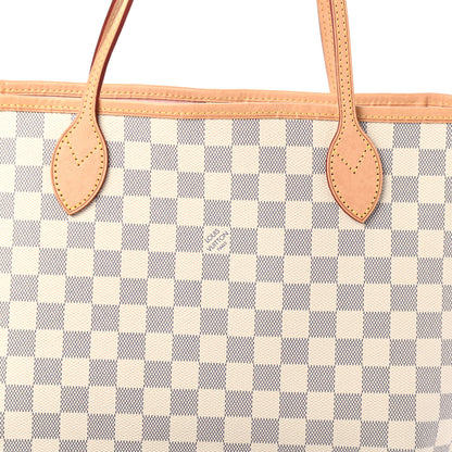 Louis Vuitton Damier Azur Neo Neverfull MM Rose Ballerine 5 of 5