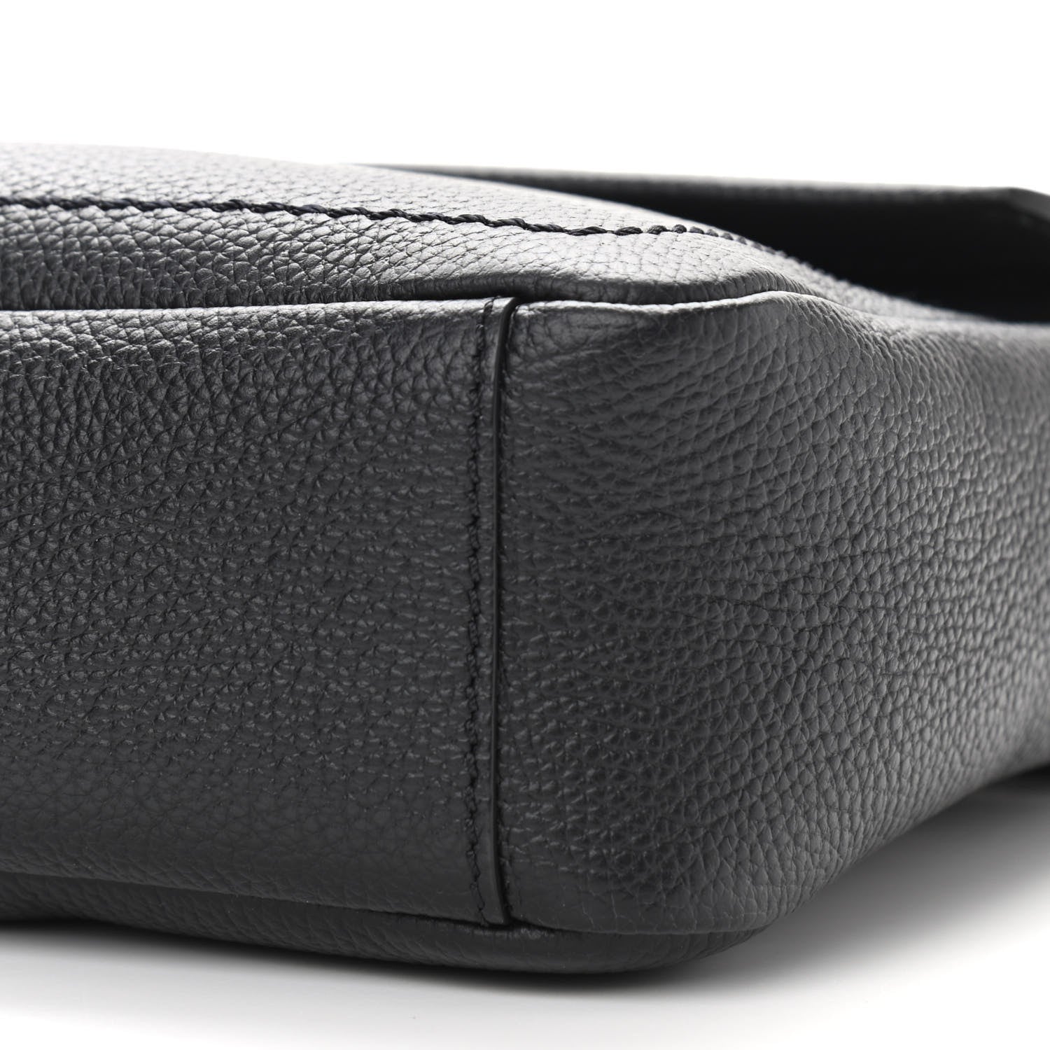 Alexander McQueen Grained Calfskin Crossbody Messenger Black 10 of 10