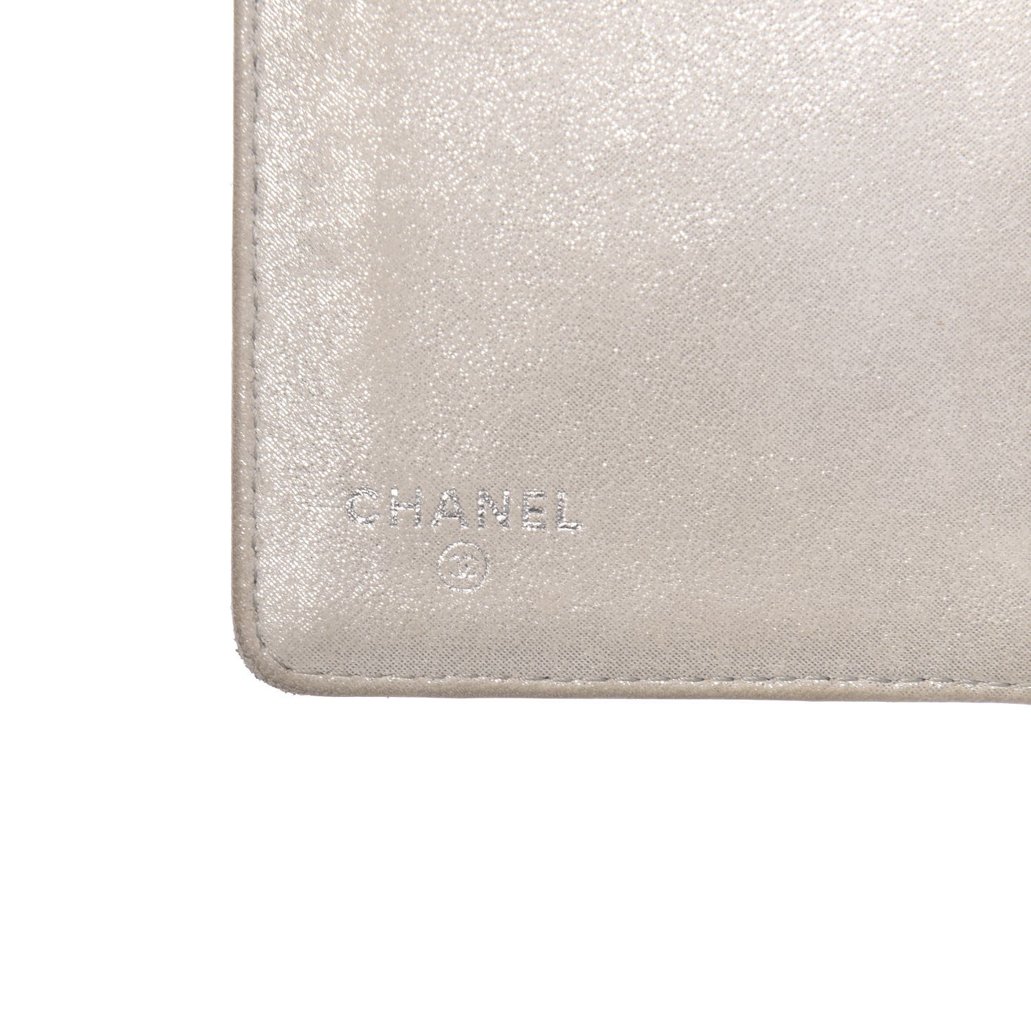 Chanel Lambskin Camellia Embossed Yen Wallet Black 6 of 13