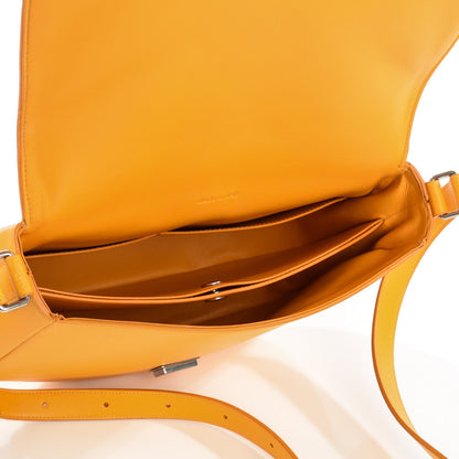 Celine Grained Calfskin Trotteur Messenger Saffron 7 of 11