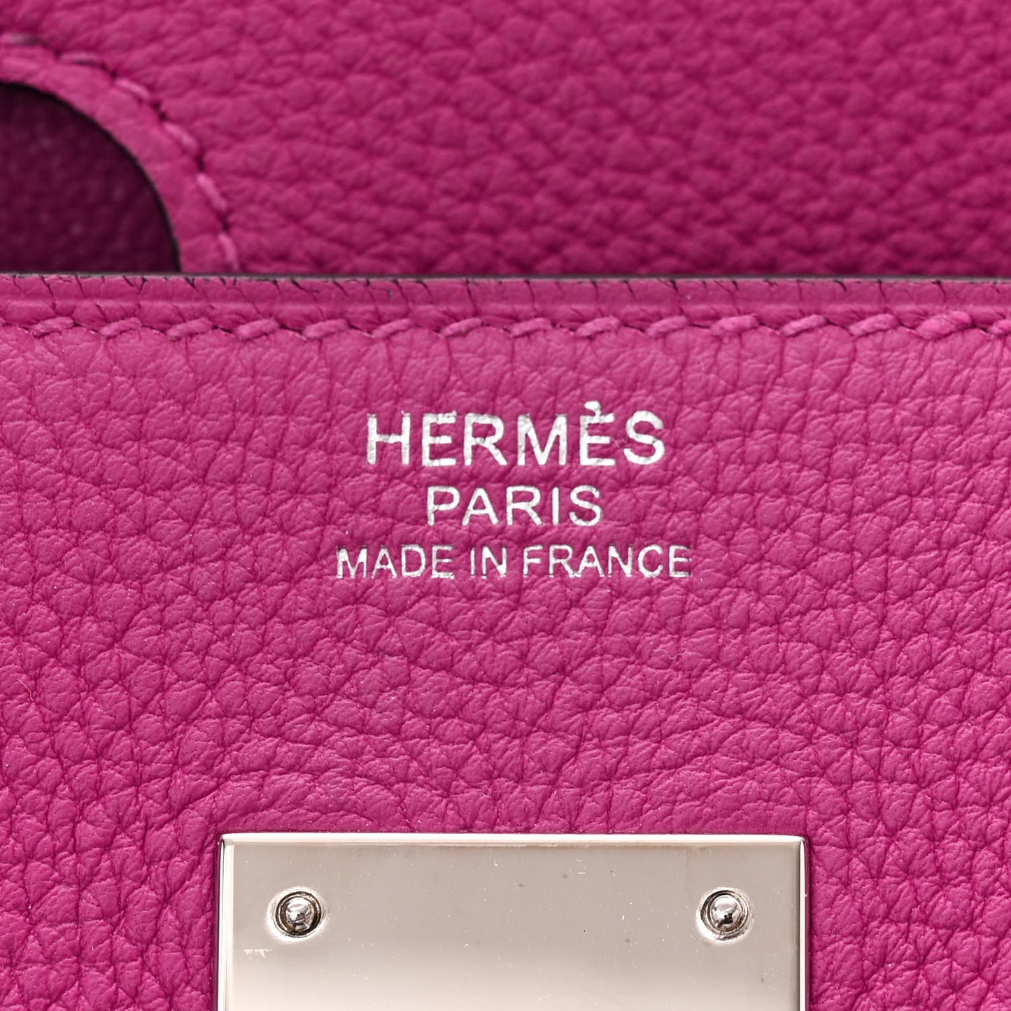 Togo Birkin 30 Rose Pourpre