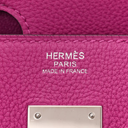 Hermes Togo Birkin 30 Rose Pourpre 6 of 11
