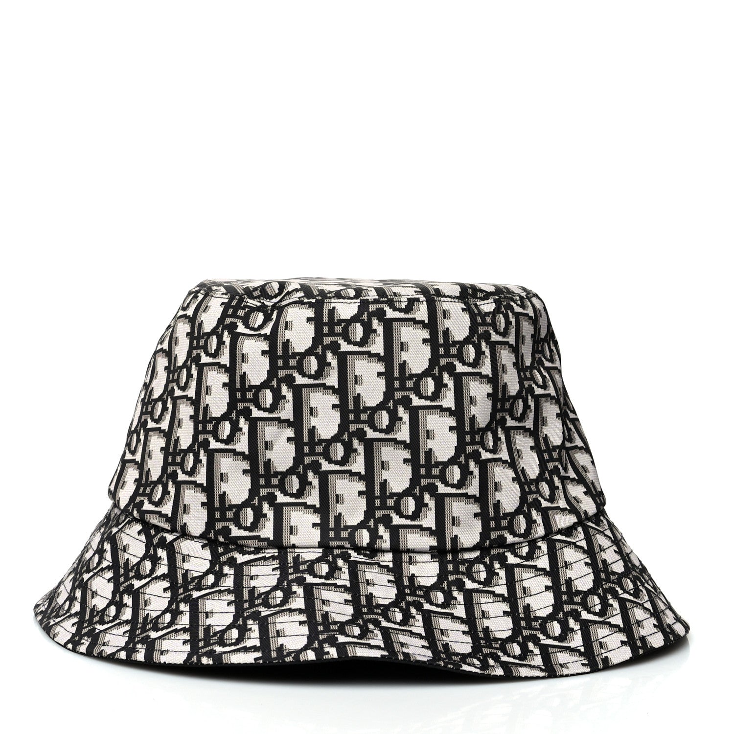 Christian Dior Oblique Reversible Teddy-D Brim Bucket Hat 59 Black 9 of 12