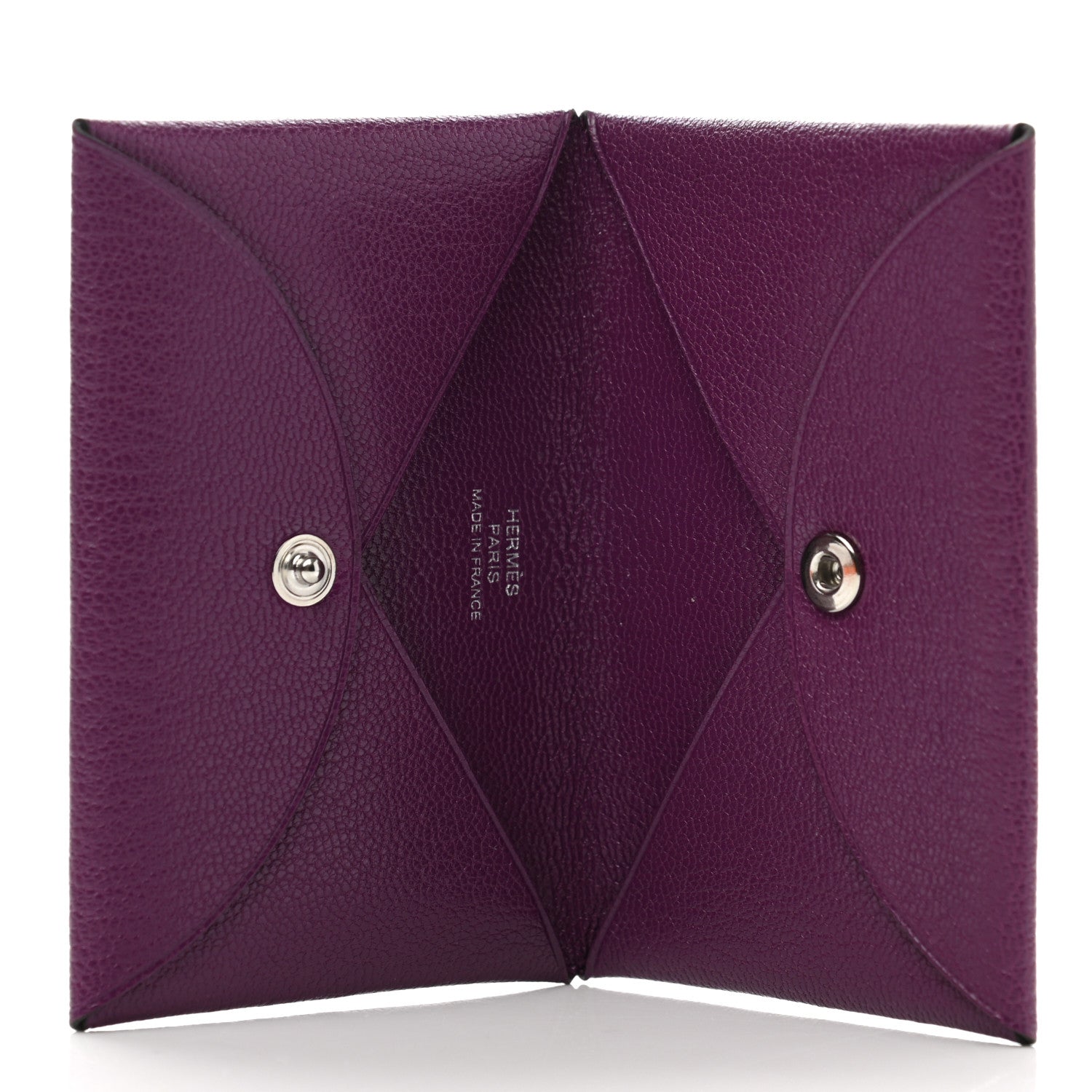 Hermes Chevre Mysore Calvi Card Case Anemone 5 of 8