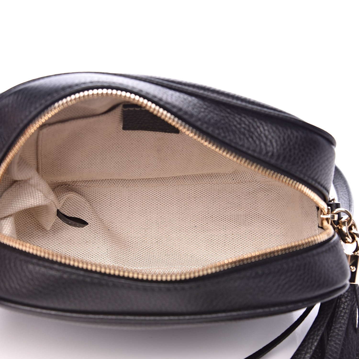 Gucci Pebbled Calfskin Small Soho Disco Bag Black 5 of 10