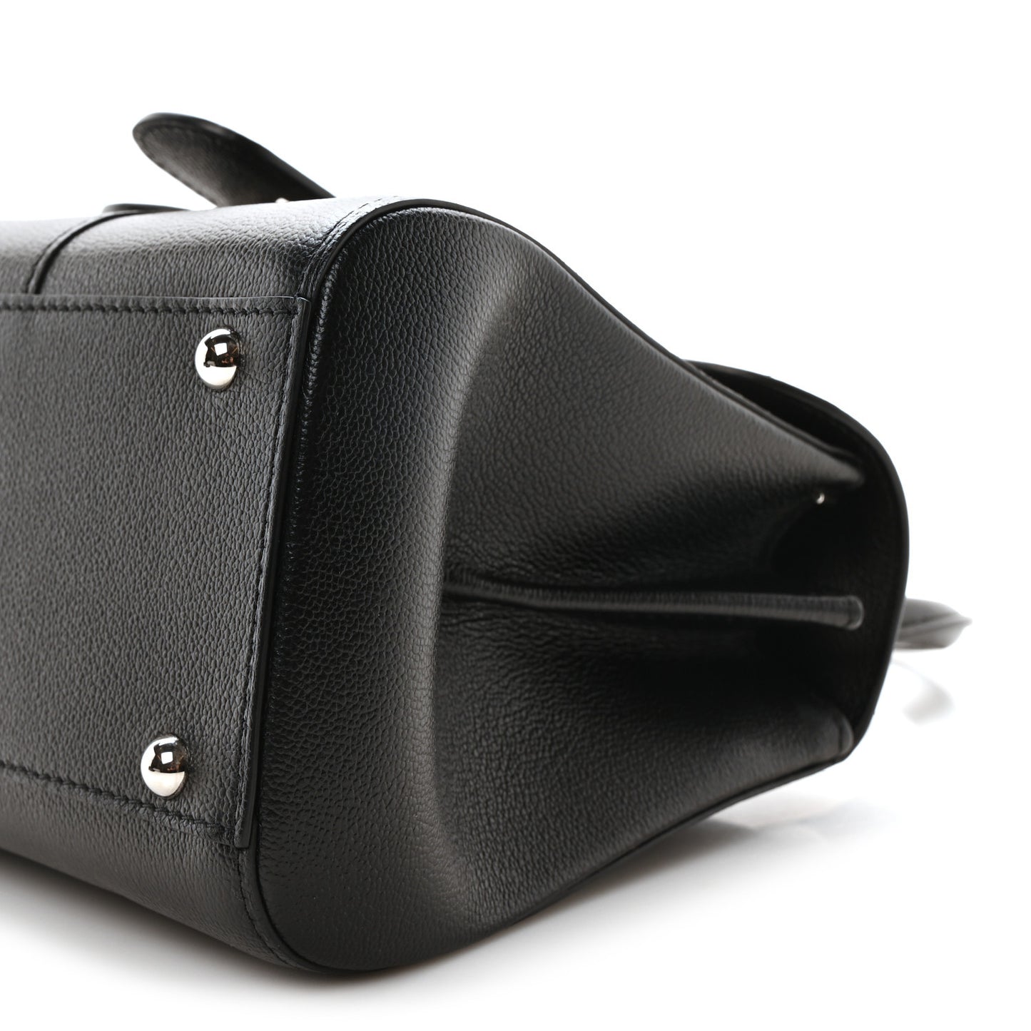 Grained Rodeo Calfskin Mini Brillant Black