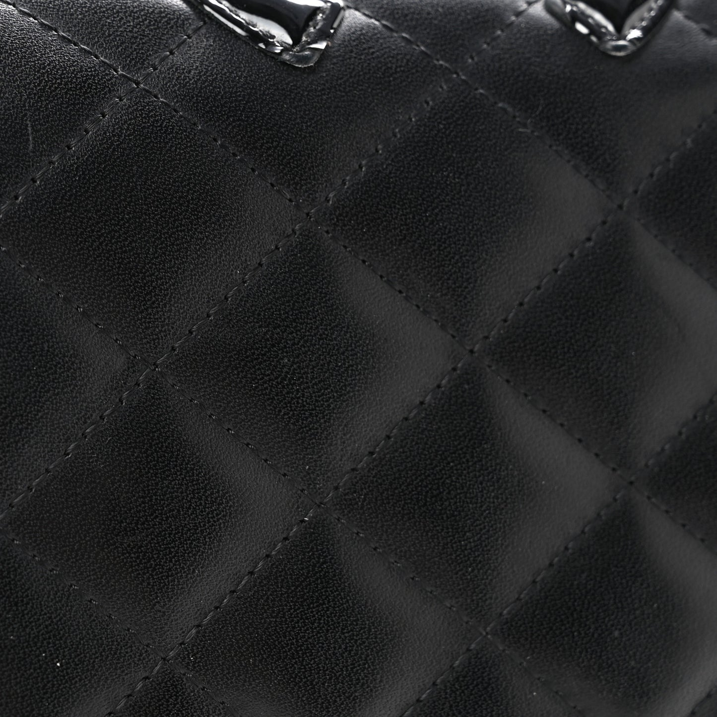 Calfskin Cambon Zipped Pocket Wallet Black