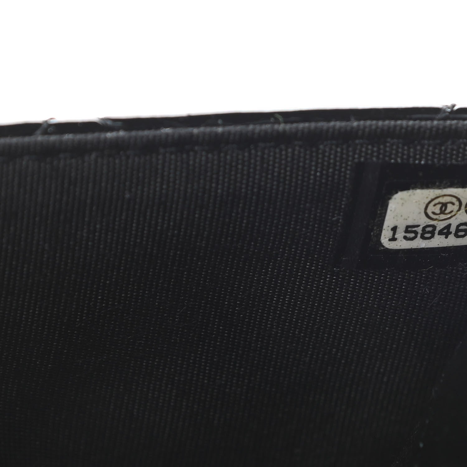Chanel Patent Quilted Brilliant Wallet On Chain WOC Black 8 of 14