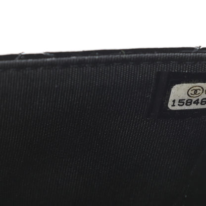 Chanel Patent Quilted Brilliant Wallet On Chain WOC Black 8 of 14