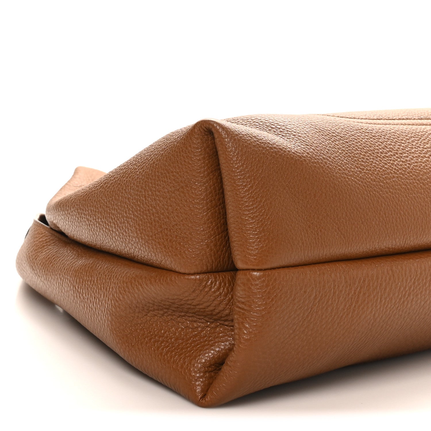Gucci Grained Calfskin Softbit Maxi Shoulder Bag Brown 9 of 10
