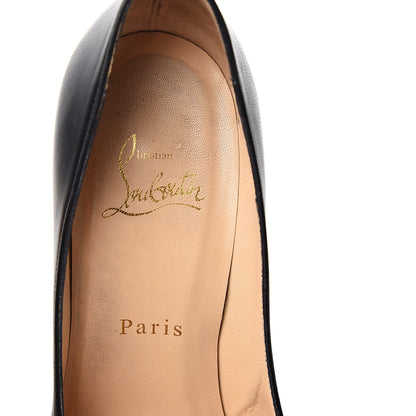 Christian Louboutin Kid Decollete 554 100 Pumps 37.5 Black 6 of 10